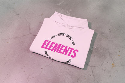 'ELEMENTS' Pink Edition Hoodie- Embrace & Inspire