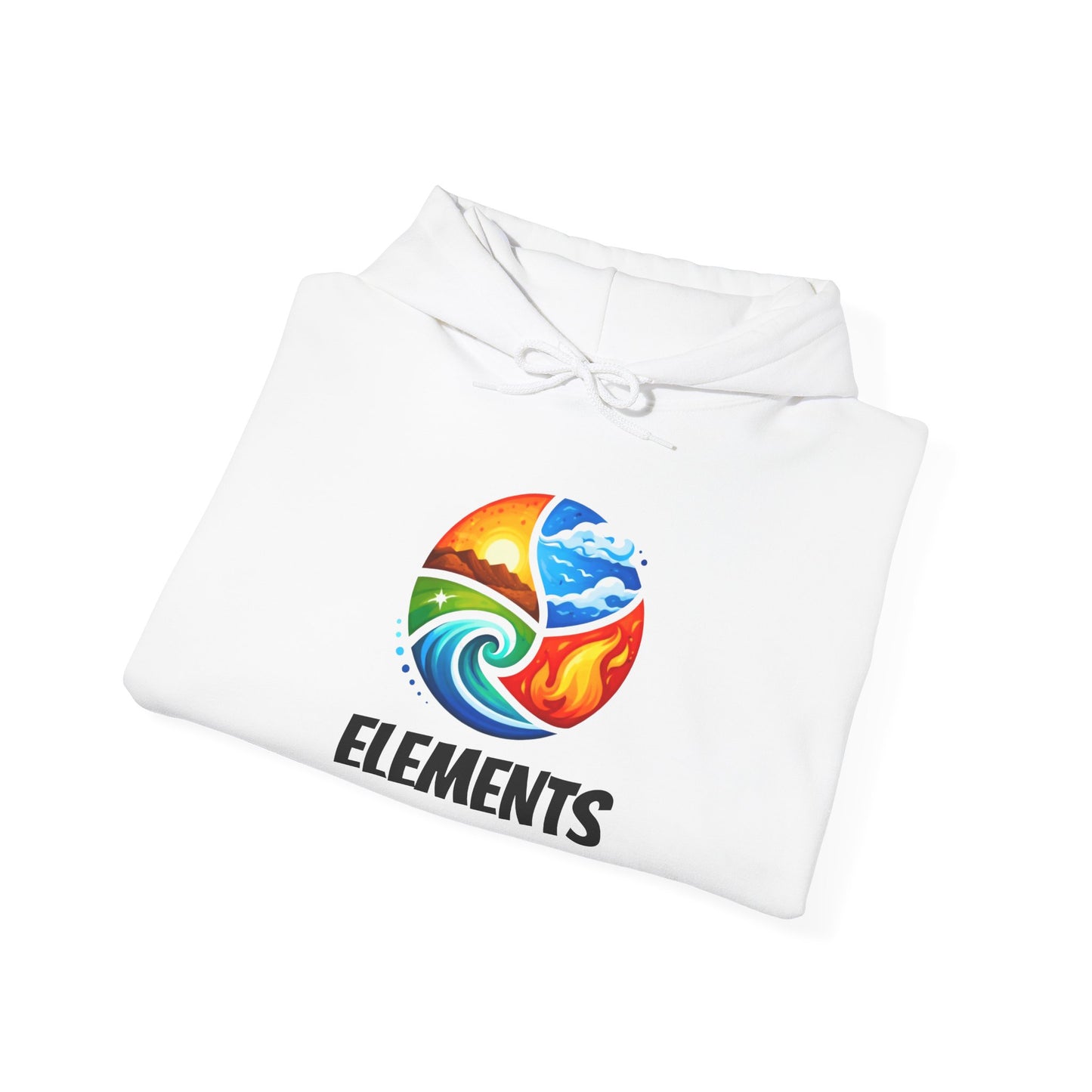 'ELEMENTS' Hoodie - Ice White Edition