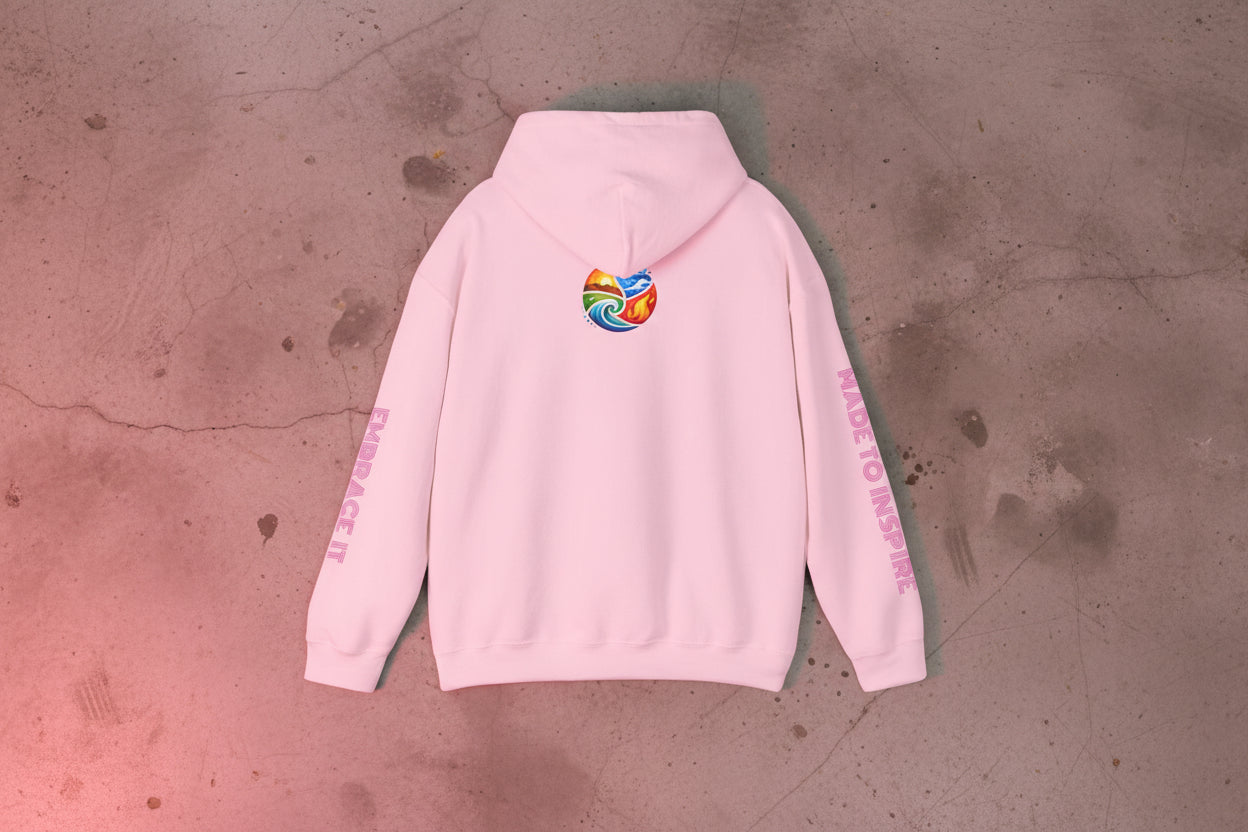 'ELEMENTS' Pink Edition Hoodie- Embrace & Inspire