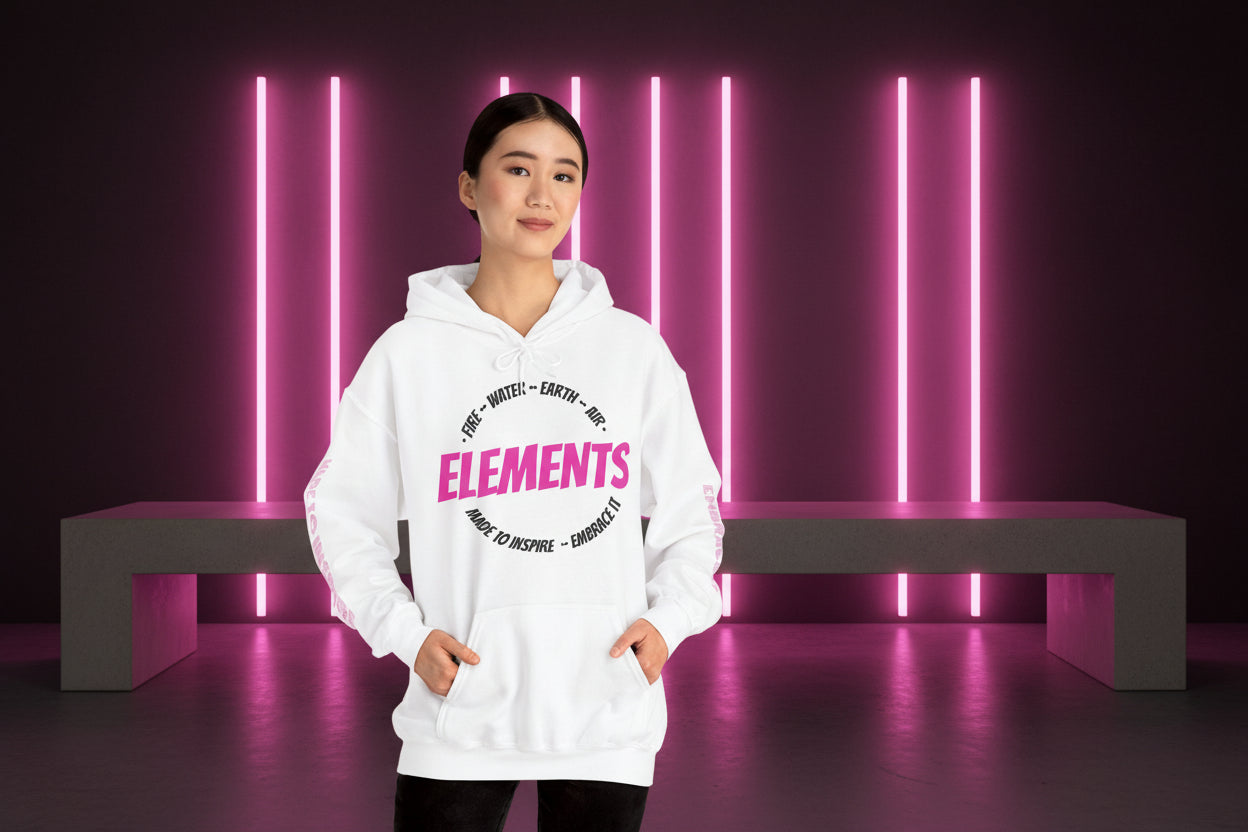 'ELEMENTS' Pink Edition Hoodie- Embrace & Inspire