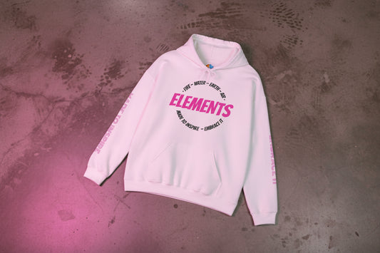 'ELEMENTS' Pink Edition Hoodie- Embrace & Inspire