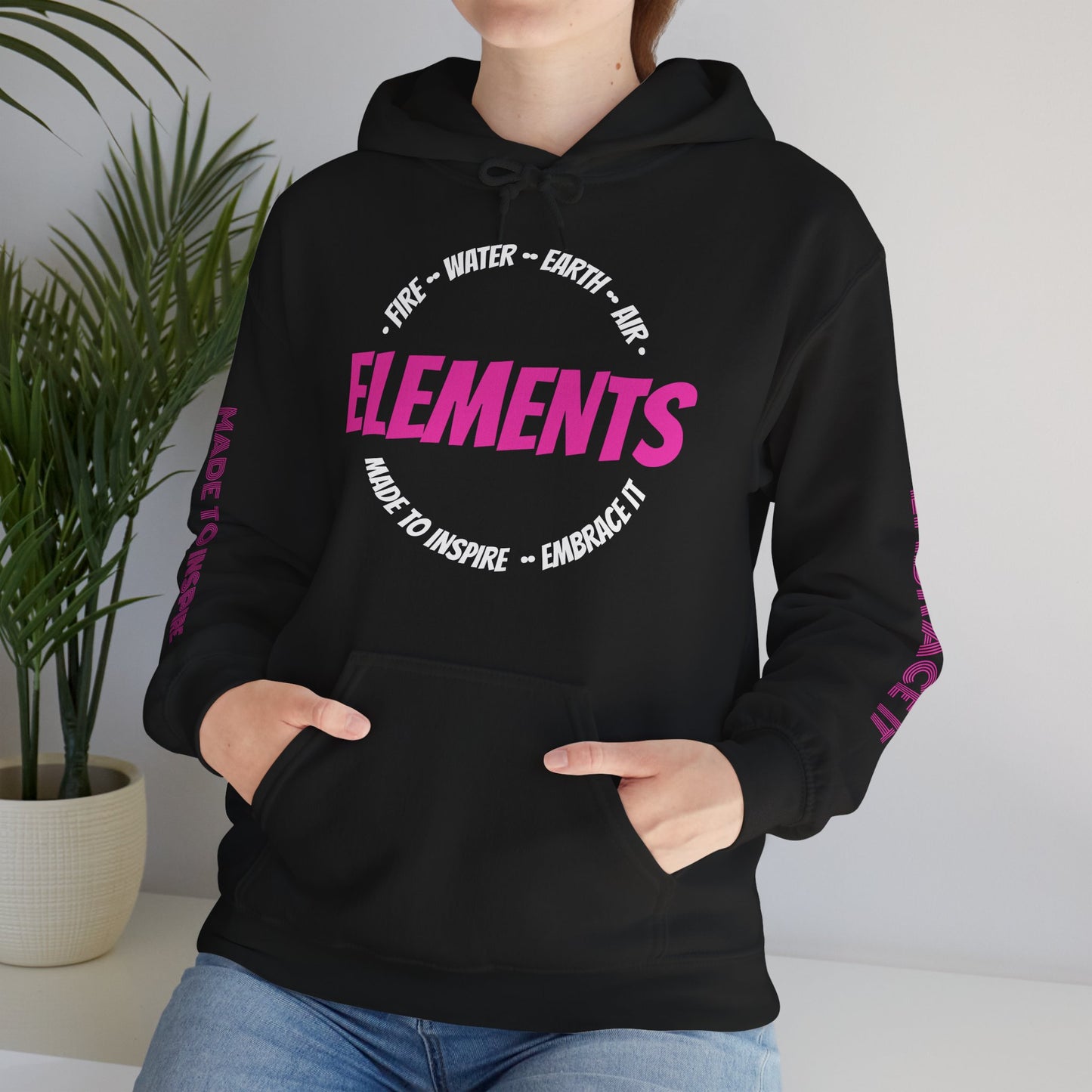 'ELEMENTS' Pink Edition Hoodie- Embrace & Inspire