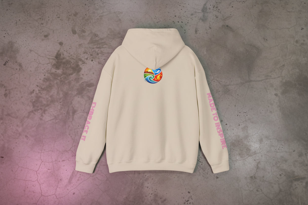 'ELEMENTS' Pink Edition Hoodie- Embrace & Inspire