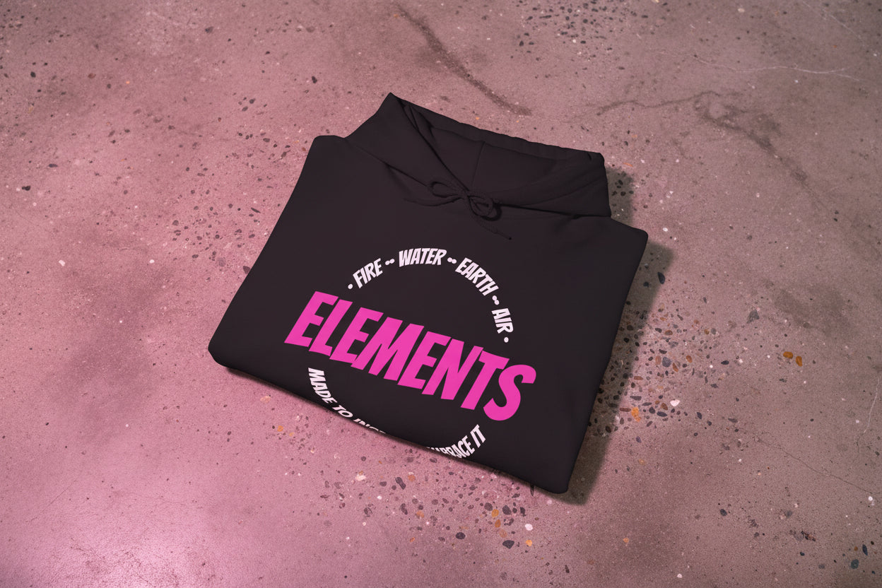 'ELEMENTS' Pink Edition Hoodie- Embrace & Inspire