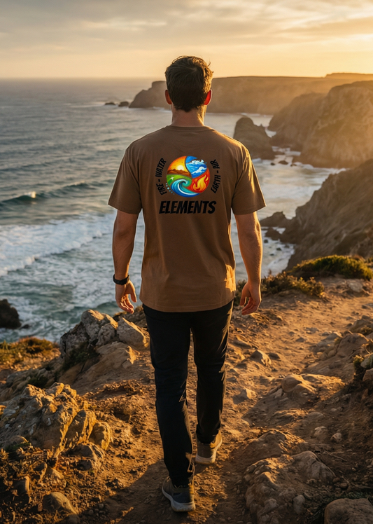 'ELEMENTS' - Earthy Tones T-Shirts - Embrace it....