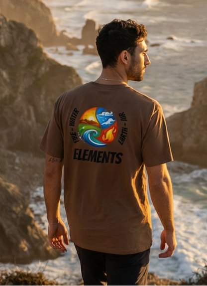 'ELEMENTS' - Earthy Tones T-Shirts - Embrace it....