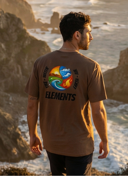 'ELEMENTS' - Earthy Tones T-Shirts - Embrace it....