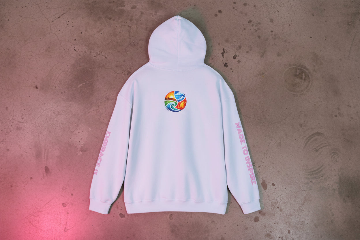 'ELEMENTS' Pink Edition Hoodie- Embrace & Inspire