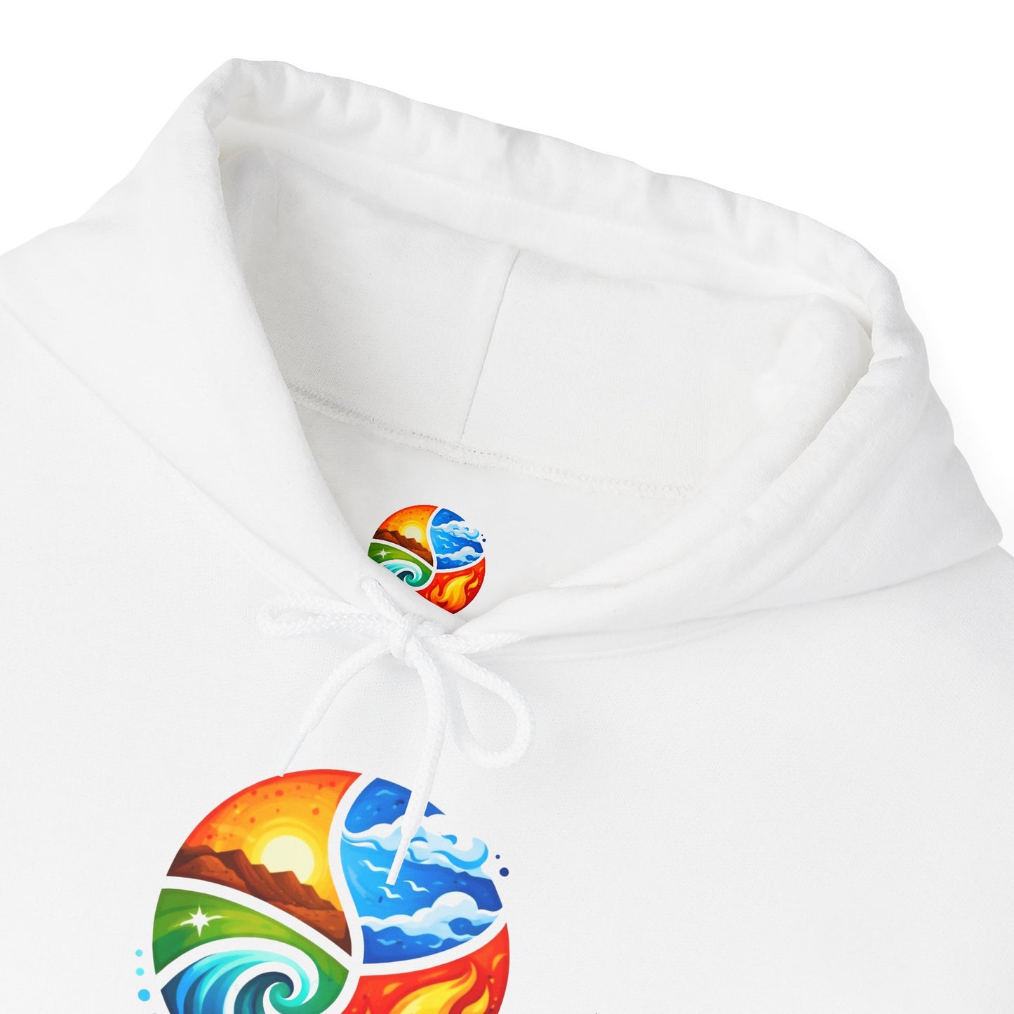 'ELEMENTS' Hoodie - Ice White Edition