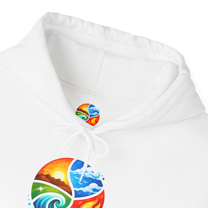 'ELEMENTS' Hoodie - Ice White Edition