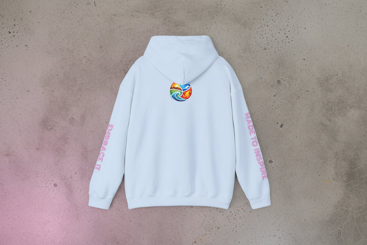 'ELEMENTS' Pink Edition Hoodie- Embrace & Inspire