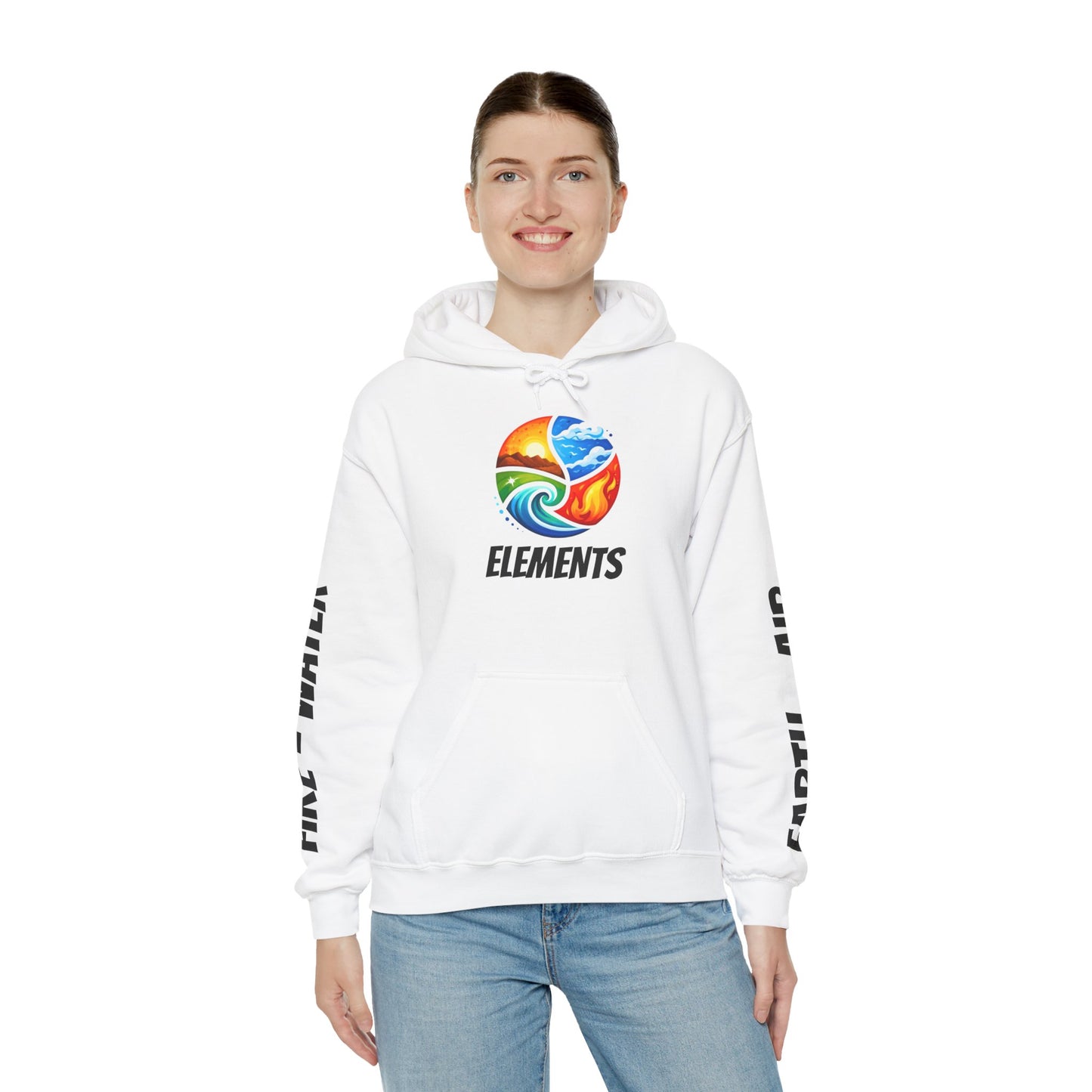 'ELEMENTS' Hoodie - Ice White Edition