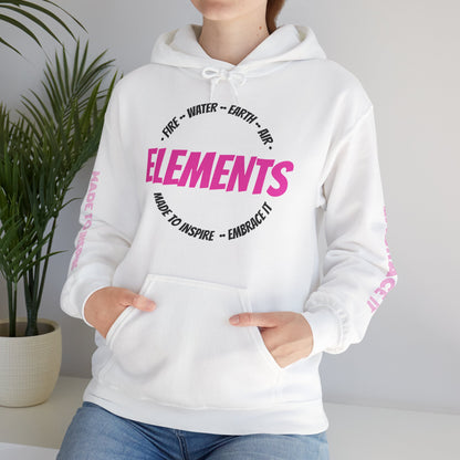 'ELEMENTS' Pink Edition Hoodie- Embrace & Inspire