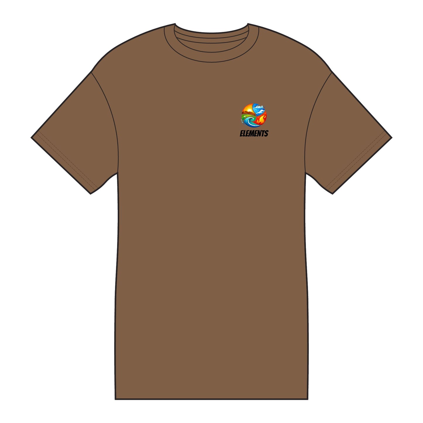 'ELEMENTS' - Earthy Tones T-Shirts - Embrace it....