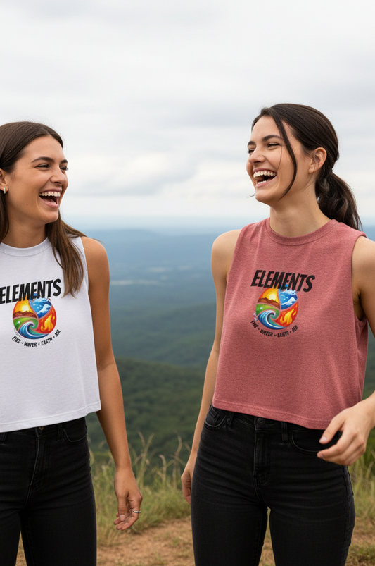 'ELEMENTS' Women's Tank Top - Earthy Tones Range